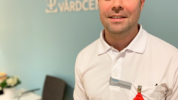 Jakob Nowakowski, specialist i allmänmedicin och verksamhetschef, Vasastans vårdcentral.