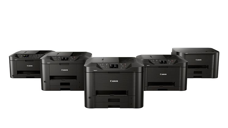 Canon lanserar en ny serie skrivare för företag och hemmakontor 