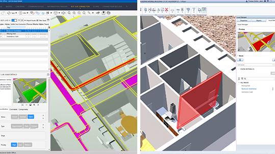 Bimplus and Solibri BCF Live Connector enable OPEN BIM seamless data-based communication between both Nemetschek Solutions