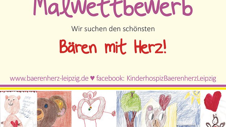 Projekt Malwettbewerb: „Bären mit Herz“ zieren nun das Kinderhospiz Bärenherz