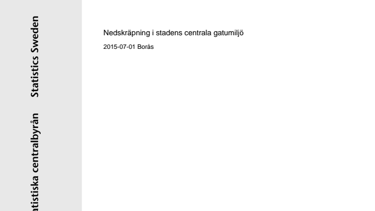 Teknisk rapport Borås 2015