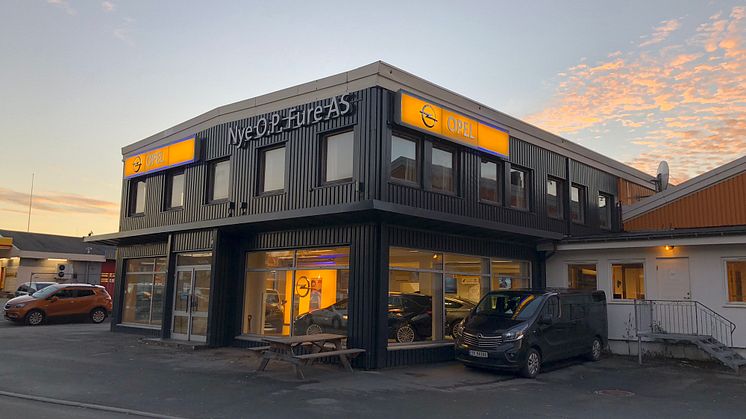 Fusjoneres: O.P. Fure i Bodø og Hemnes Bil AS i Mosjøen og Mo i Rana endrer navn. Foto: Nordvik Gruppen.