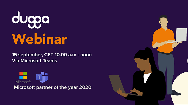 Webinar - Dugga + Teams – a creative solution for all types of tests and exams