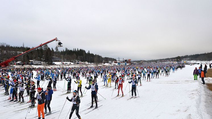 Vasaloppsstarten 2015-03-08