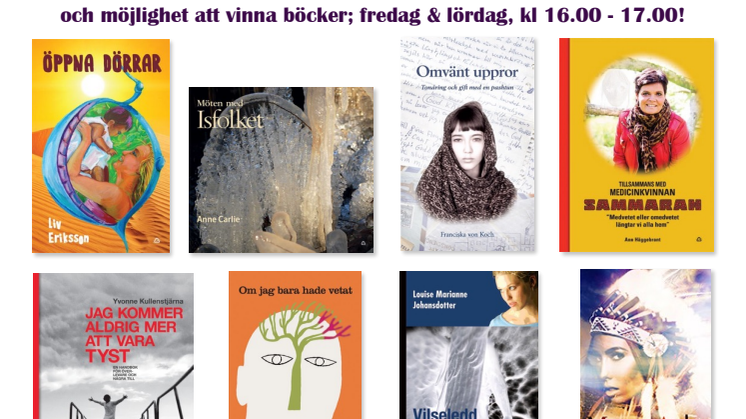 Våra böcker bidrar till hälsotemat på Bokmässan Göteborg