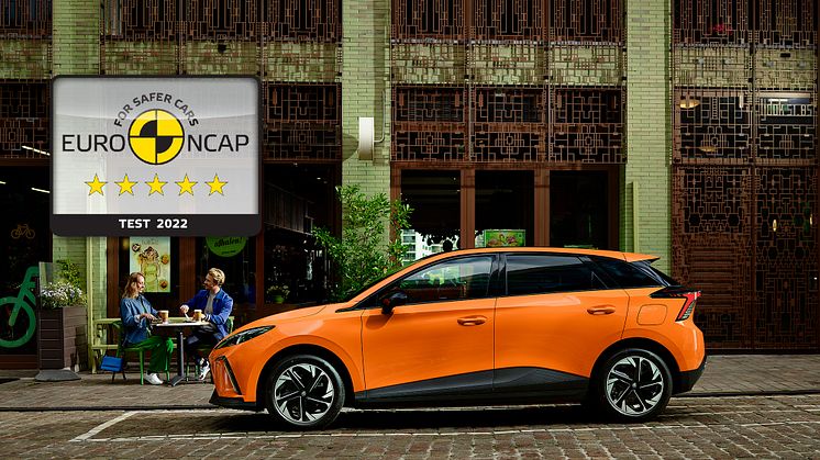 MG4 ELECTRIC OPPNÅR FEM STJERNER I EURO NCAP-TESTEN