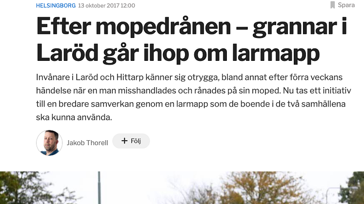 Boende i Laröd tar hjälp av CoYards för att skapa bättre samverkan