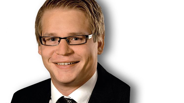 Christoffer Carlsson, ny säljare på Stockholmskontoret