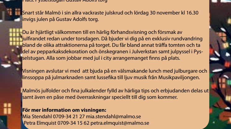 Inbjudan till invigning