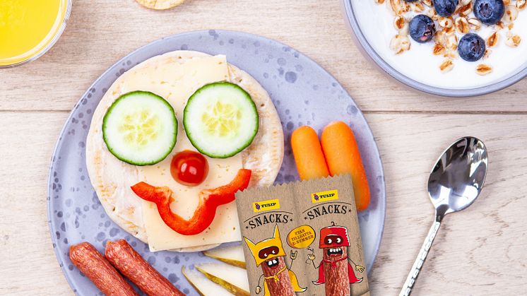 Tulip lanserar Mild Mini-salami i delbar förpackning – perfekt som mellanmål 