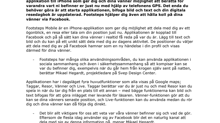 Ny reseapplikation hjälper dig att hålla koll på dina vänner