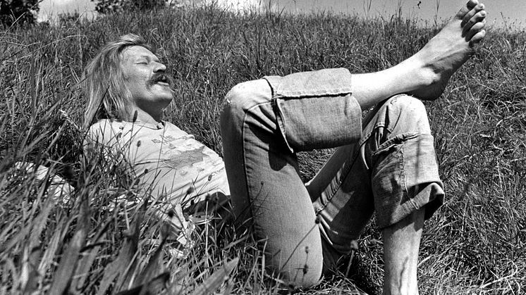 Kenta Gustafsson på sommarturné 1980. Foto: Rolf Adlercreutz