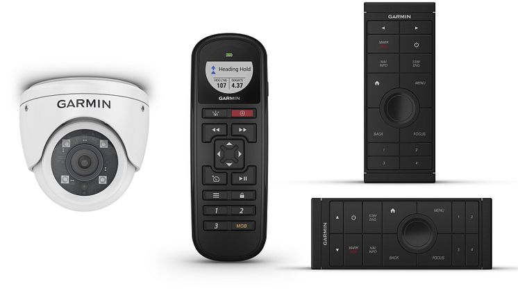 Garmin® presenterar nya marina tillbehör för ökad bekvämlighet, kontroll och säkerhet ombord
