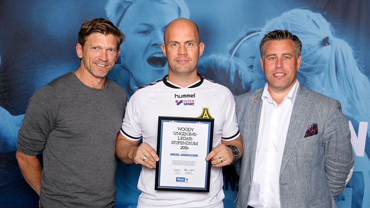 Mikael Andreasson, Åsa IF, tillsammans med Jesper Blomqvist och Mikael Tykesson.