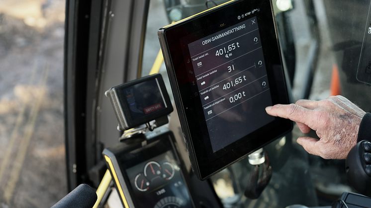 Volvo EC350E med Dig Assist grävsystem