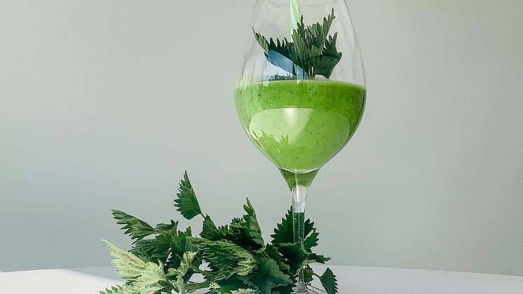 En nässelsmoothie är en bra start på dagen.