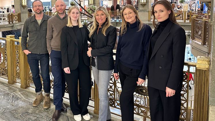 Leif Öhlund Rocket Revenue, Robert Danowsky Rocket Revenue, Alexandra Högman NK, Karin Wickberg Marknadschef NK, Karin Svensson NK och Hanna von Oelreich Rocket Revenue