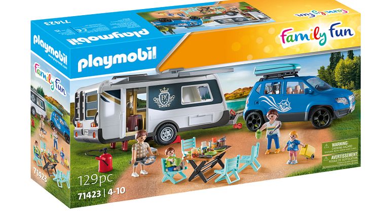 Wohnwagen mit Auto (71423) von PLAYMOBIL