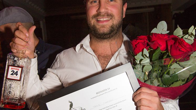 Winner of the Beefeater 24 Bartender Competition