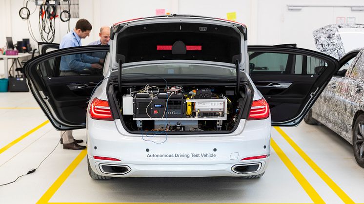 BMW Autonomous Driving Campus - testbil