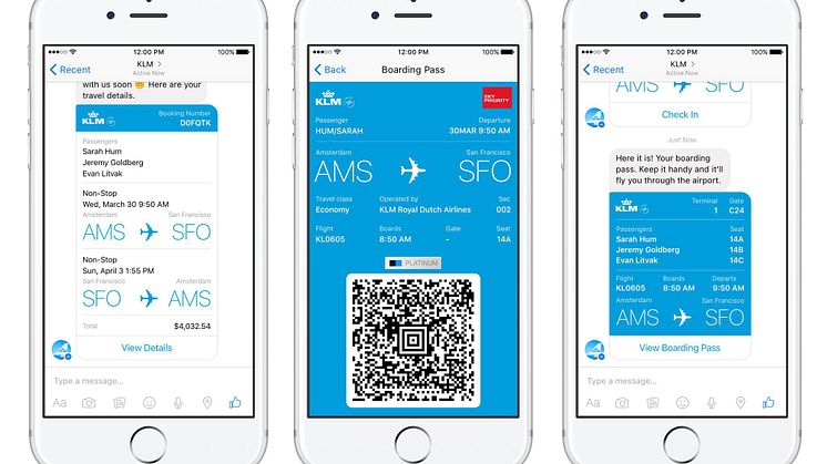 KLM och Messenger