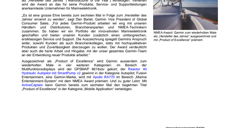 PM Garmin NMEA awards 2020