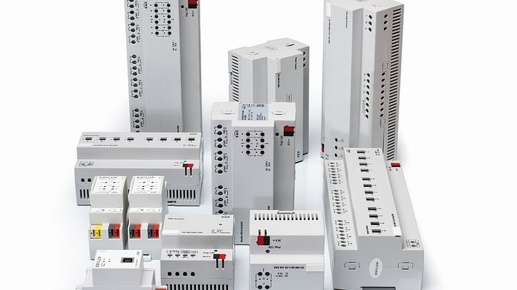 Skalerbar modularitet for KNX-DIN-skinne: romautomasjonssystemet fra ESYLUX