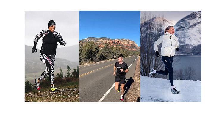 Verstärken ab sofort das Craft Elite Run Team: Aroa Sio, Tim Freriks und Ida Nilsson.