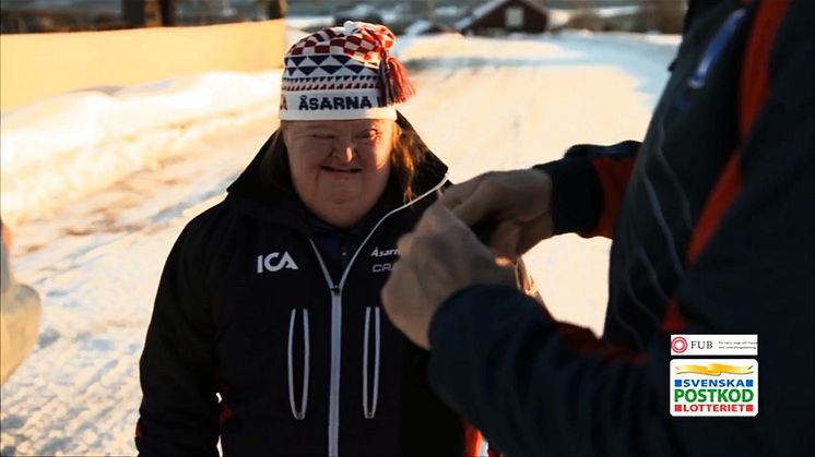 Thomas Wassberg och Anna-Greta Wikén tar en skidtur tillsammans