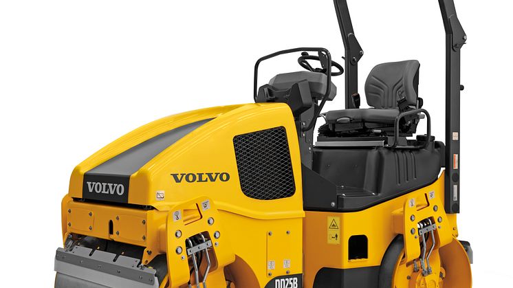Volvo DD25B tandemvält - studiobild