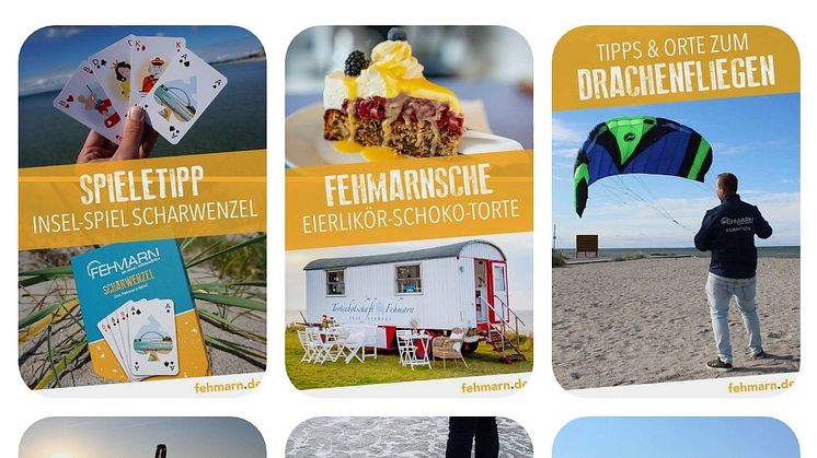 Der Account des Tourismus-Service Fehmarn auf Pinterest