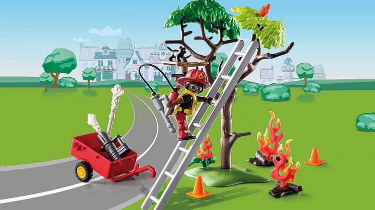DUCK ON CALL - Feuerwehr Action. Rette die Katze! (70917) von PLAYMOBIL