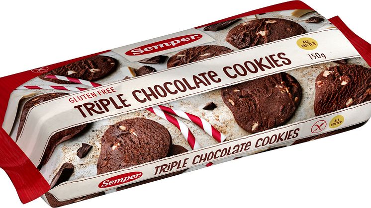Triple Chocolate Cookies