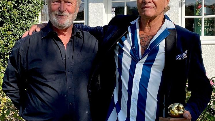 Guldäpplet 2021 - Uno Levinsson och Björn Ranelid