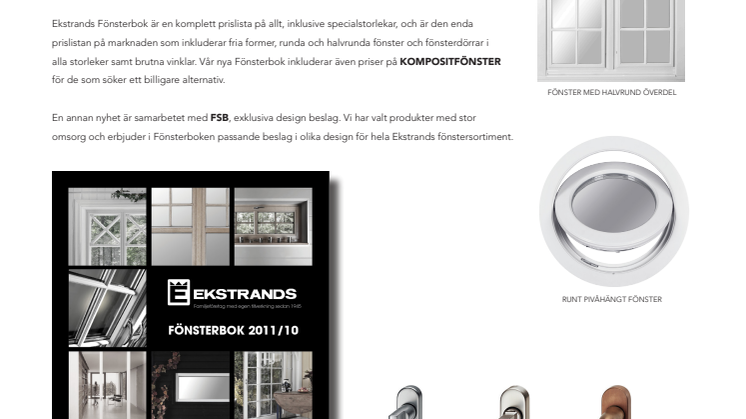Ekstrands Fönsterbok