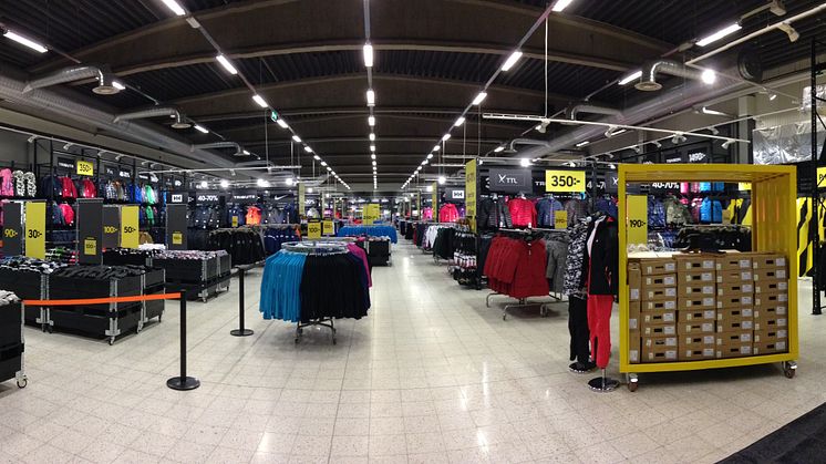 Stadium Outlet öppnar butik i Borlänges Kupolen 