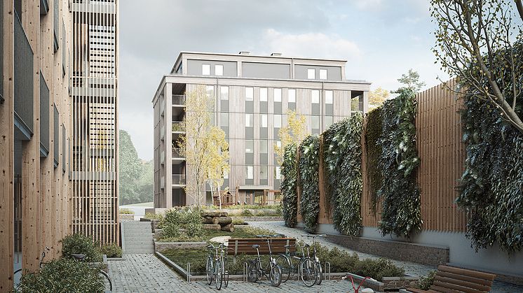 Äkta träkänsla till Angered Centrum