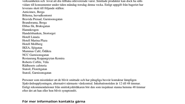 Stort utbrott av magsjuka i Helsingborg