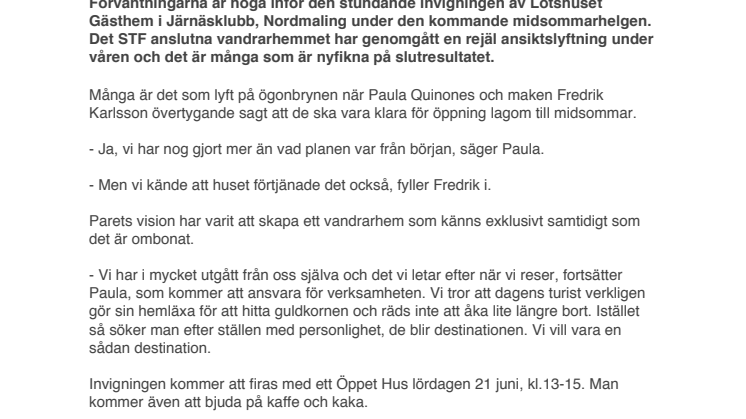 Lotshuset Gästhem i Järnäsklubb får nytt liv som vandrarhem