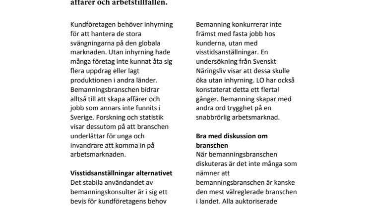 Trygga jobb i snabb ekonomi