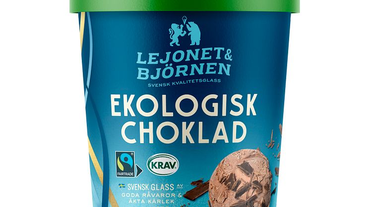 Ekologisk Choklad glass Lejonet&Björnen