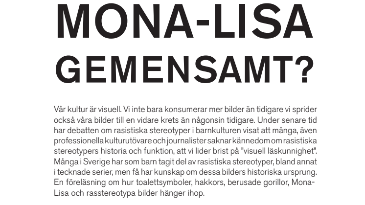 Professor Joanna Rubin Dranger föreläser om visuell makt på Nordiska Akvarellmuseet