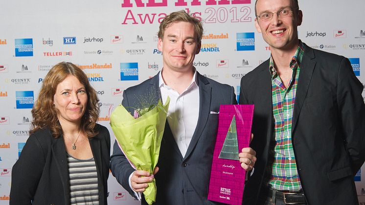 Vinnare Årets butikskedja, Retail Awards 2012, Naturkompaniet