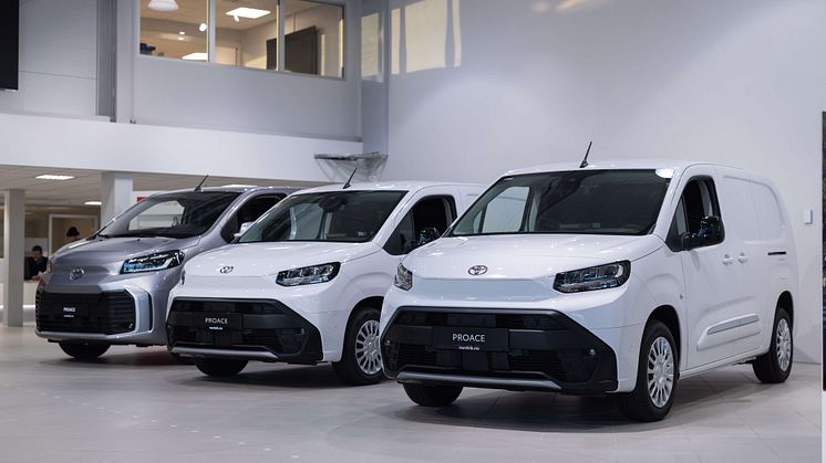 Toyota Proace: Prøvekjør under Varebildagene 12.-20. mars. Foto: Nordvik AS.