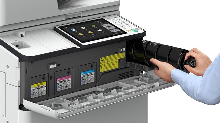 iR ADV C7500 III Series 077 Toner Bottle BK C M Y (with Hand) S EUTime Line 3rd