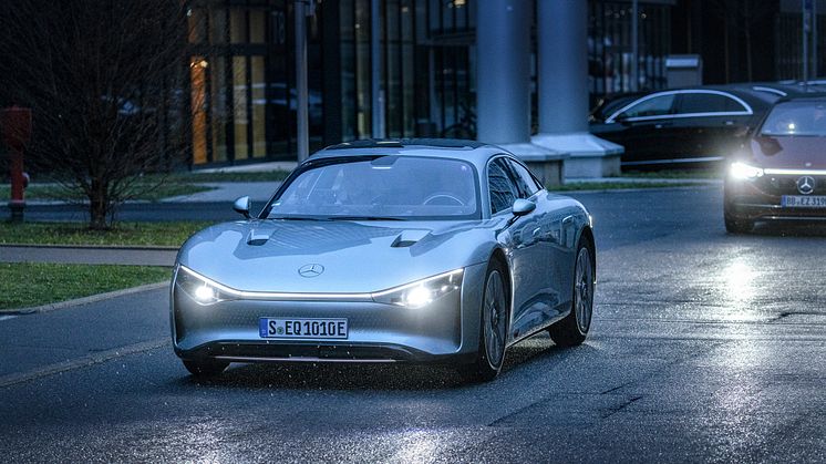 Mercedes-Benz VISION EQXX slog rekord i energieffektivitet