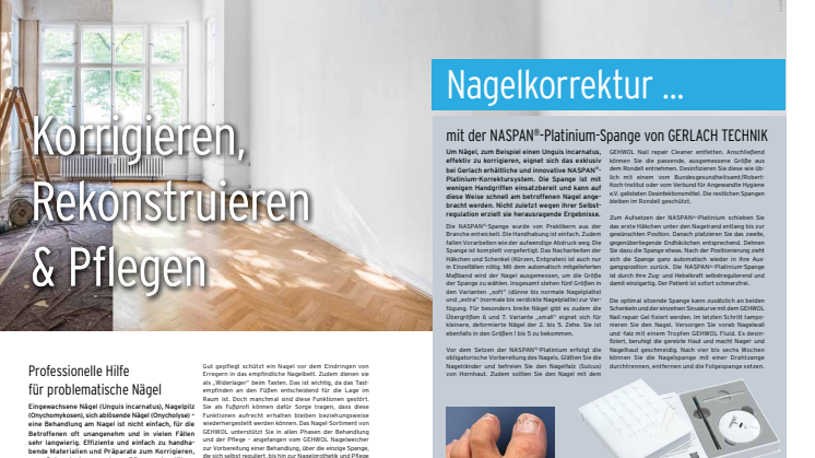 Professionelle Hilfe für problematische Nägel