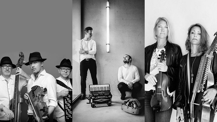 Gävle Konserthus presenterar stolt höstens folkmusikkonserter! Kroke, Symbio, samt Erika & Cecilia.