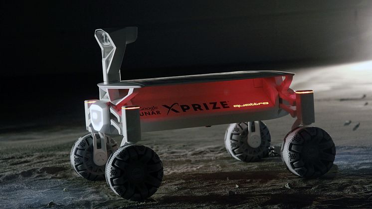 The Audi lunar quattro side