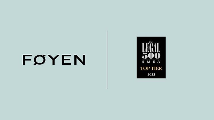 Foyen topprankas av Legal 500 för sjätte året i rad